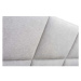Čalouněná postel Avesta 180x200, šedá, bez matrace
