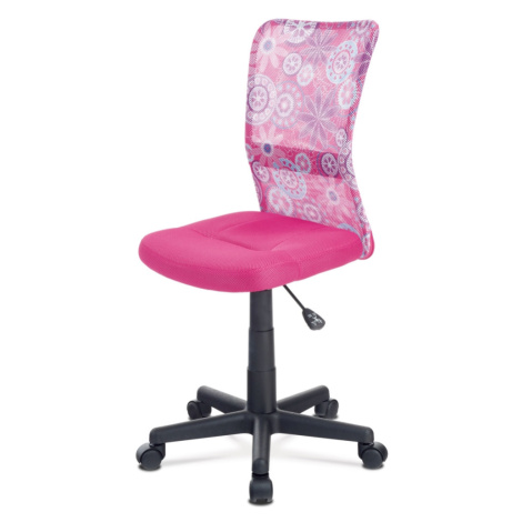 Dětská kancelářská židle TRUSKA, růžová Autronic