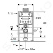 Geberit 111.003.00.1 - Předstěnová instalace pro závěsné WC, výška 82 cm