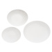 Sada talířů, moderní český porcelán, Thun, Loos, bílý, 18 dílná