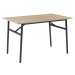 tectake 404334 jídelní stůl swansea 120x75x76cm - Industriální dřevo tmavé, rustikální - Industr