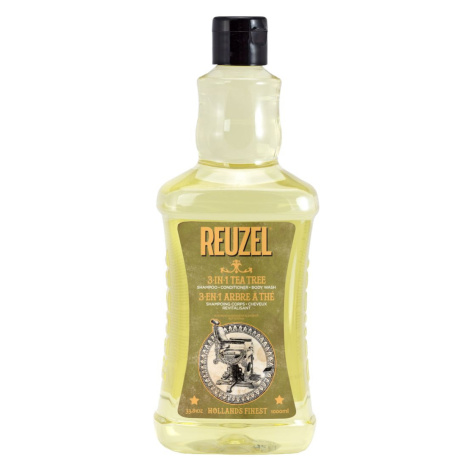 REUZEL 3-in-1 Tea Tree Shampoo - šampon 3v1 s čajovníkem 1000 ml