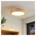 Lindby Lindby Lanira LED stropní světlo dubové dřevo 30cm