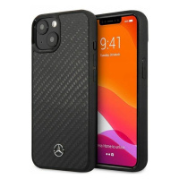 Pouzdro pouzdro kryt Mercedes MEHCP13SRCABK na iPhone 13 mini černé carbon