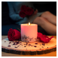 Sójová svíčka - Sladká růže v kombinaci s medovou vůní XL