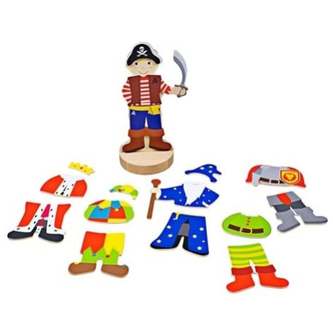 Bigjigs Toys Magnetické oblékací puzzle mystické postavy
