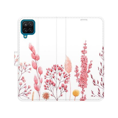 iSaprio flip pouzdro Pink Flowers 03 pro Samsung Galaxy A12