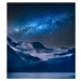 Fotografie Milky way over fogged mountains in the morning, Shaiith, (35 x 40 cm)