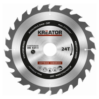 Pilový kotouč na dřevo Kreator 200 mm 24T KRT020418