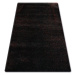 Dywany Lusczow Kusový koberec SHAGGY NARIN černo-červený