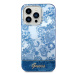 Guess GUHCP14XHGPLHB hard silikonové pouzdro iPhone 14 PRO MAX 6.7" blue Porcelain Collection