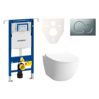 Cenově zvýhodněný závěsný WC set Geberit do lehkých stěn / předstěnová montáž+ WC VitrA VitrA Sh