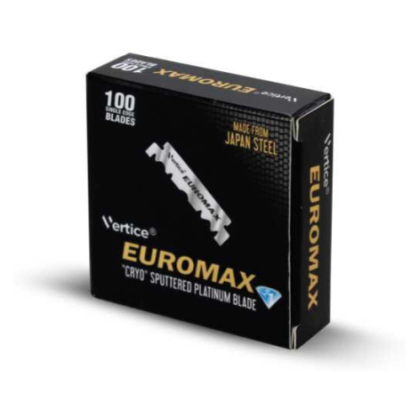 EUROMAX Single Edge Razor Platinum Blades - náhradní žiletky, poloviční čepel, 100 ks