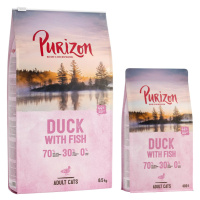 Purizon 6,5 kg + 800 g zdarma - Adult kachna & ryba - bezobilné