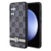 DKNY PU Leather Checkered Pattern and Stripe Samsung Galaxy S24+ Black DKHCS24MPCPTSSK