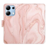 iSaprio flip pouzdro RoseGold Marble pro Xiaomi Redmi Note 13