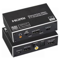 Převodník Atmos extraktor Arc eARC na Hdmi audio