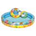 Nafukovací SET - bazén 112cm, plavací kruh 51cm, míč 41x15cm