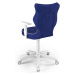 Kancelářská židle ENTELO DUO 6 modrá/bílá