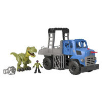 Fisher price imaginext t-rex únik z náklaďáku, mattel gvv50