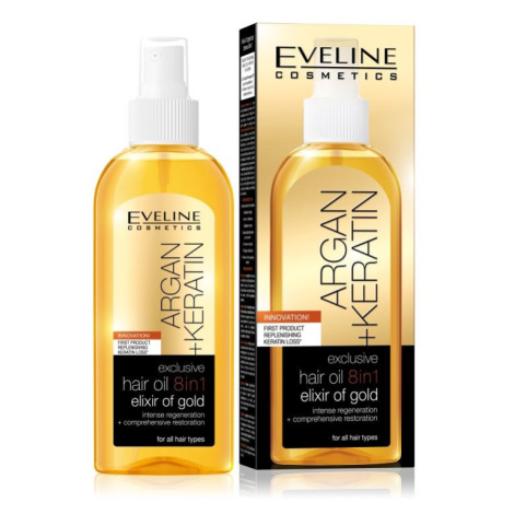 Eveline Argan Keratin vlasový olej 150 ml
