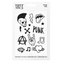 TATTonMe Voděodolné dočasné tetovačky Punk mix