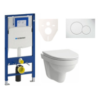 Cenově zvýhodněný závěsný WC set Geberit do lehkých stěn / předstěnová montáž+ WC Laufen Laufen 