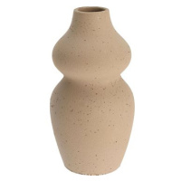 Home Styling Collection Dekorační keramická váza 14 cm béžová