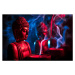 Fotografie Buddha statue with candle, Hillary Kladke, 40x26.7 cm