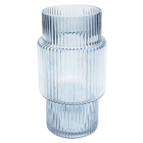 KARE Design Skleněná váza Bella Italia - modrá, 26cm