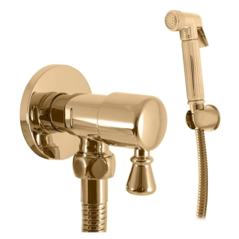 RAV Slezák Slezák Rav SK6605-1Z MORAVA RETRO nástěnný ventil s bidetovou sprškou - zlatá RAV SLEZÁK