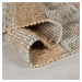 Flair Rugs koberce Kusový koberec Jubilant Medina Jute Natural/Grey - 120x170 cm