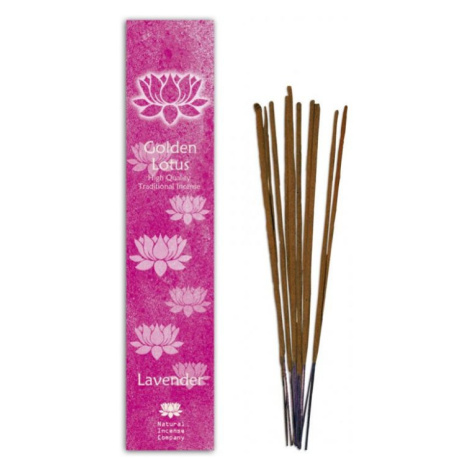 Golden Lotus - Levandule vonné tyčinky 10 ks Natural Incense