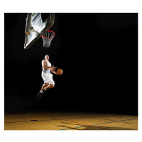 Fotografie Basketball player slam dunking ball, D Miralle, 40 × 35.2 cm