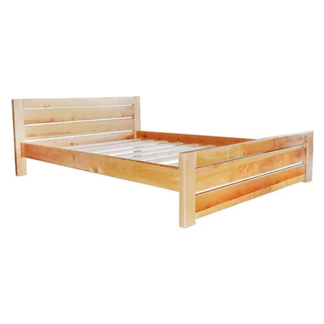 Postel Oliwia 140x200 cm Dřevo Přírodní Olše BAUMAX