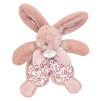 Plyšový zajíček na mazlení Bunny Comforter Pink Doudou et Compagnie v dárkovém balení růžový 18 