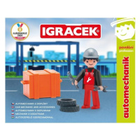 Igráček Automechanik - figurka s nářadím