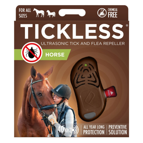 TickLess Horse ultrazvukový odpuzovač klíšťat Hňedá