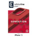 Cellularline SENSATION PLUS silikonový kryt s MagSafe Apple iPhone 15 červený