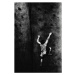 Fotografie Man rock climbing, indoors, rear view (B&W), Joe McBride, 26.7 × 40 cm