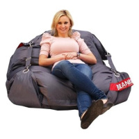 BeanBag Sedací pytel 189×140 comfort s popruhy dark gray