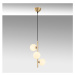 Sofahouse 28677 Designový lustr Olivie 36 cm zlatý závěsné svítidlo
