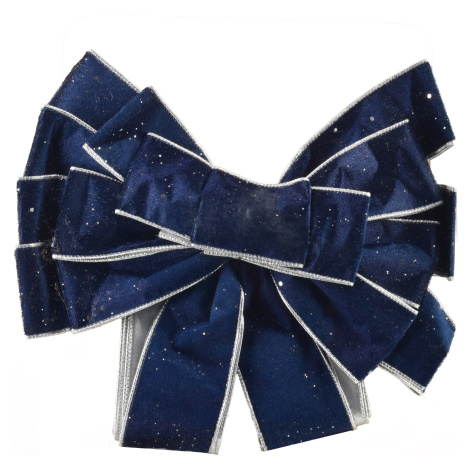 Modré vánoční dekorace