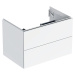 Geberit ONE - Umyvadlová skříňka 74x50x47 cm, 2 zásuvky, lesklá bílá 505.262.00.1