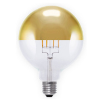 Segula LED zrcadlená žárovka E27 7W zlatá