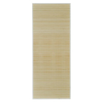 vidaXL Obdélníková přirozeně zbarvená bambusová rohož / koberec 80 x 200 cm