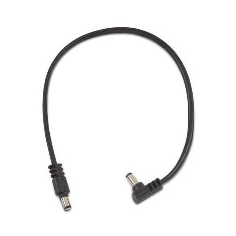 Rockboard Flat Power Cable - Black 30 cm / 11,81 angled/straight