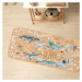 Dětský korkový koberec pro kluky - Velryby
