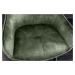 LuxD Designová barová židle Natasha zelený samet - Skladem