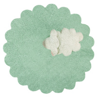 Lorena Canals koberce Přírodní koberec, ručně tkaný Puffy Sheep - 140x140 kytka cm